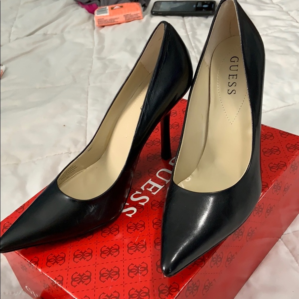 Black heels.